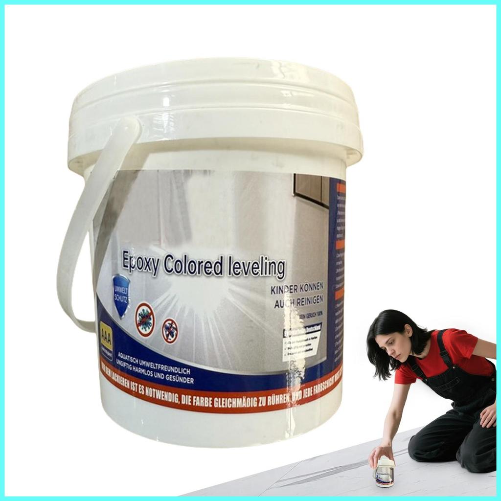 Epoxy Floor Paint Epoxy Colored Sand Floor Paint สีทรายกันน้ํา Self Leveling Non Slip Water Based sh