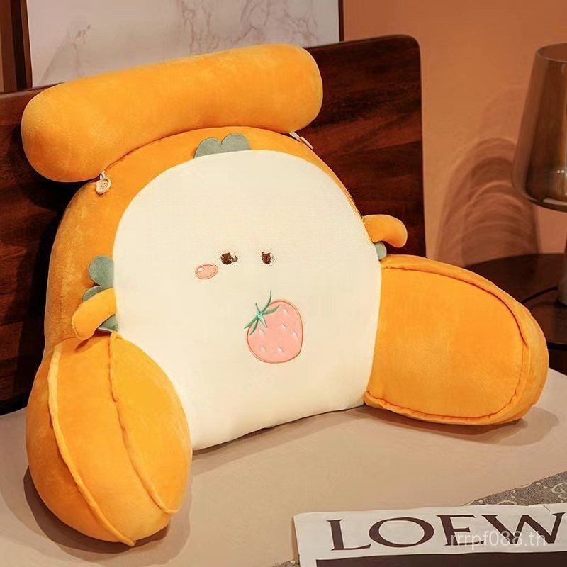 หมอน Lumbar Break รถโซฟาเบาะห่านใหญ่เบาะหลังสํานักงานหมอนเอวอยู่ประจําน่ารักหมอนเอว J5JJ