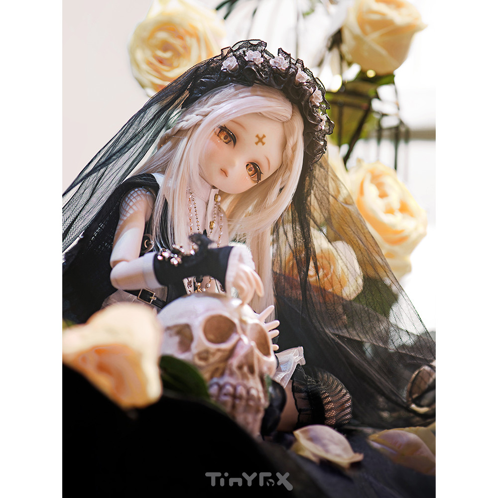 TinyFox Quarter Ashley ตุ๊กตา bjd ของแท้ MJD Quarter bjd ตุ๊กตาสาวรูปตุ๊กตาสองมิติ