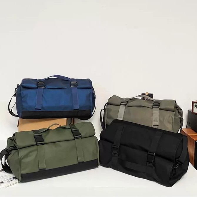 FITNESS GYM BAG สําหรับผู้ชายและผู้หญิงกระเป๋าเดินทางกระเป๋ากีฬากันน้ํา DUFFEL BAG GMI