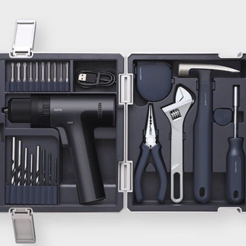 Perfect Hoto Little Monkey Impact Drill Toolbox Hand Electric Drill Household Electric Screwdriver S