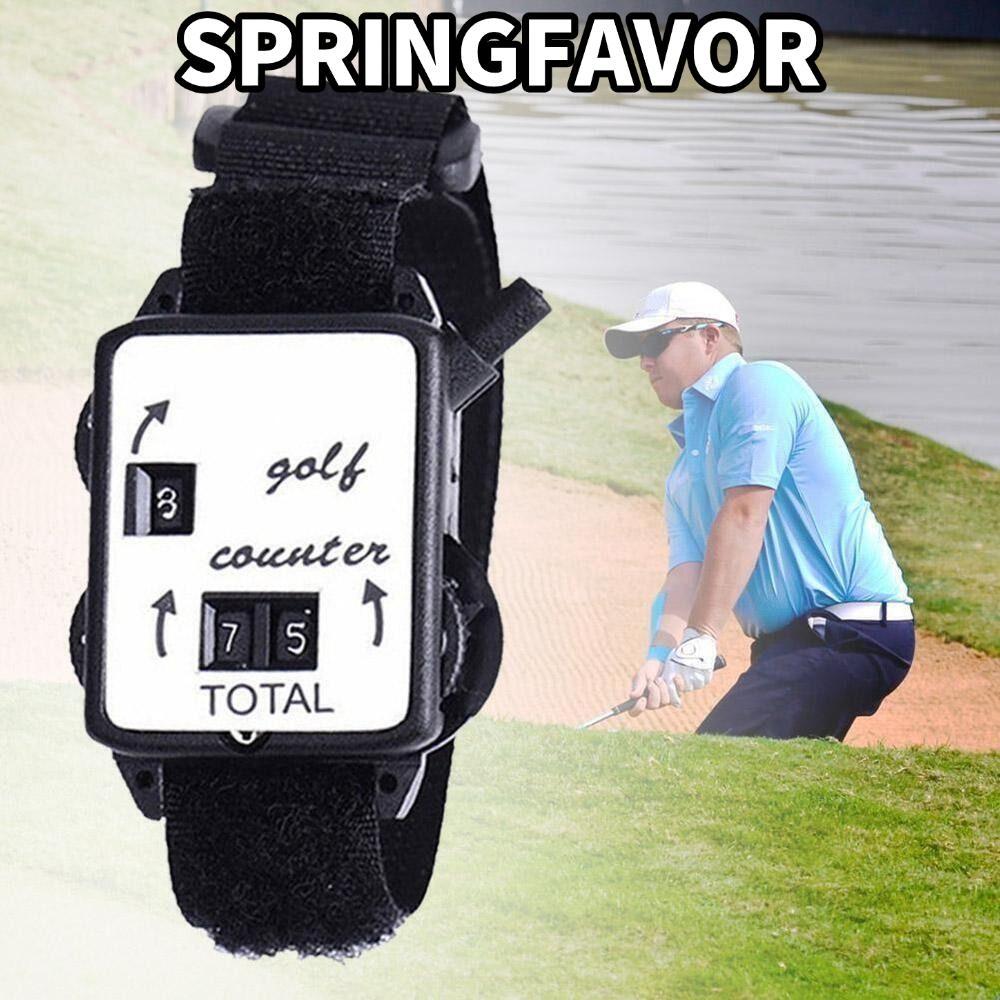 SPRINGFAVOR Golf Score Counter Outdoor Putt Score Counter อุปกรณ์กอล์ฟนาฬิกานับกอล์ฟ