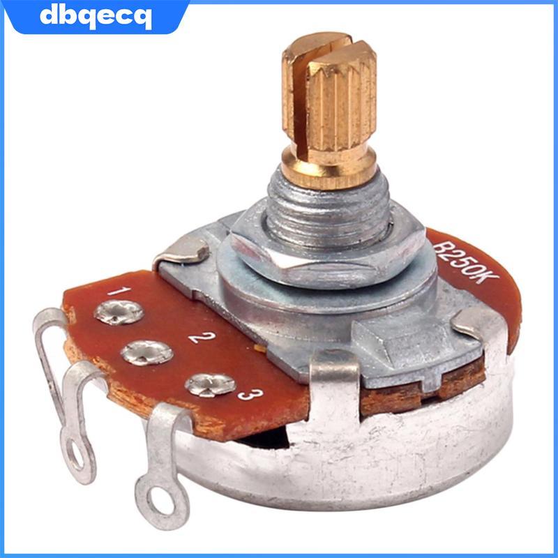 [dbqecq] 5x Instrument b250K Push Pull Control Pot Pot Potentiometer สําหรับกีตาร์ไฟฟ้า