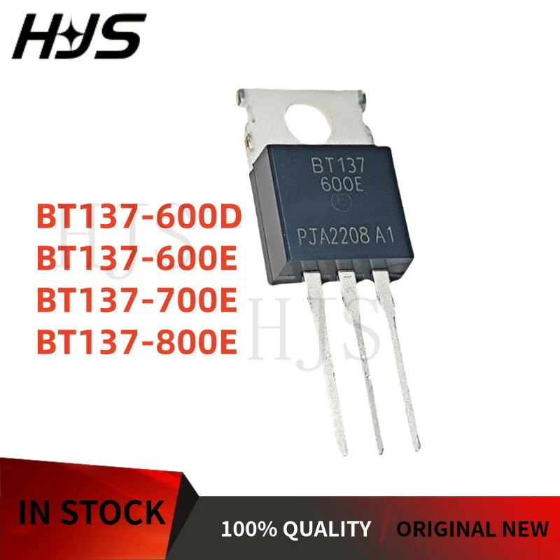 5PCS BT137-600E BT137-700E BT137-800E BT137-600D BT137 TO-220 Field Effect ทรานซิสเตอร์