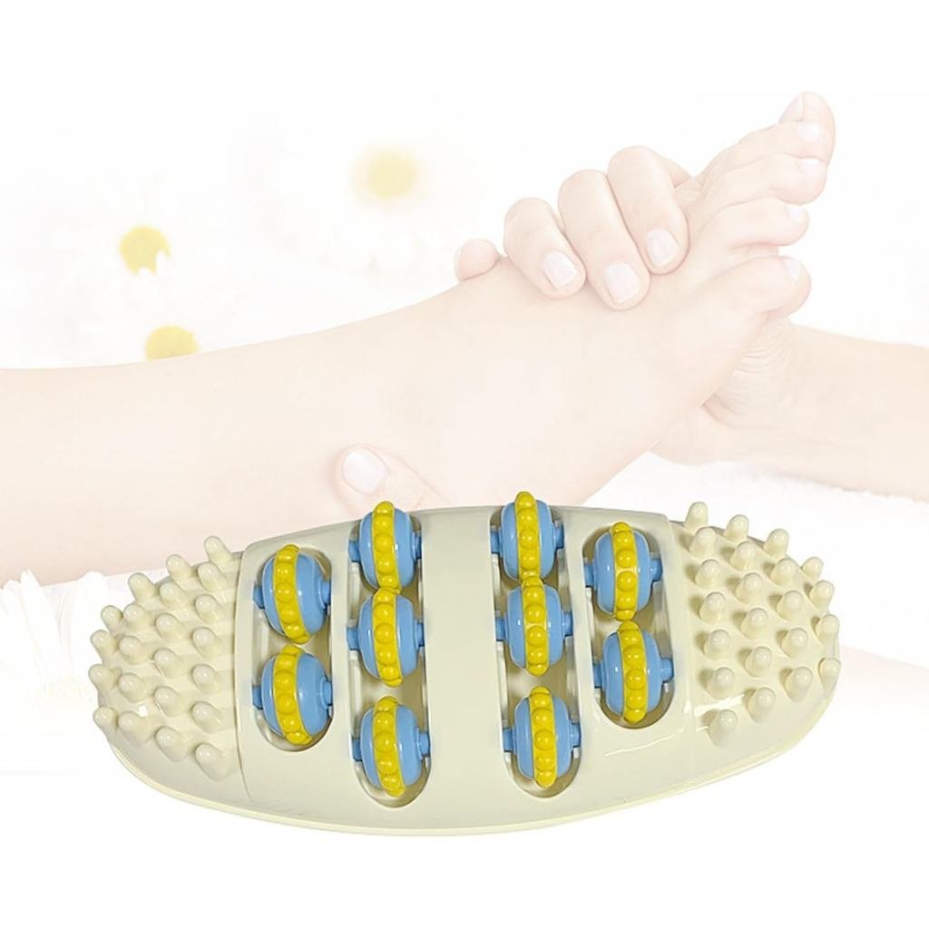 Foot Massager Roller, Foot Roller for Plantar Fasciitis Relief, Pain & Circulation, Acupressure Mass
