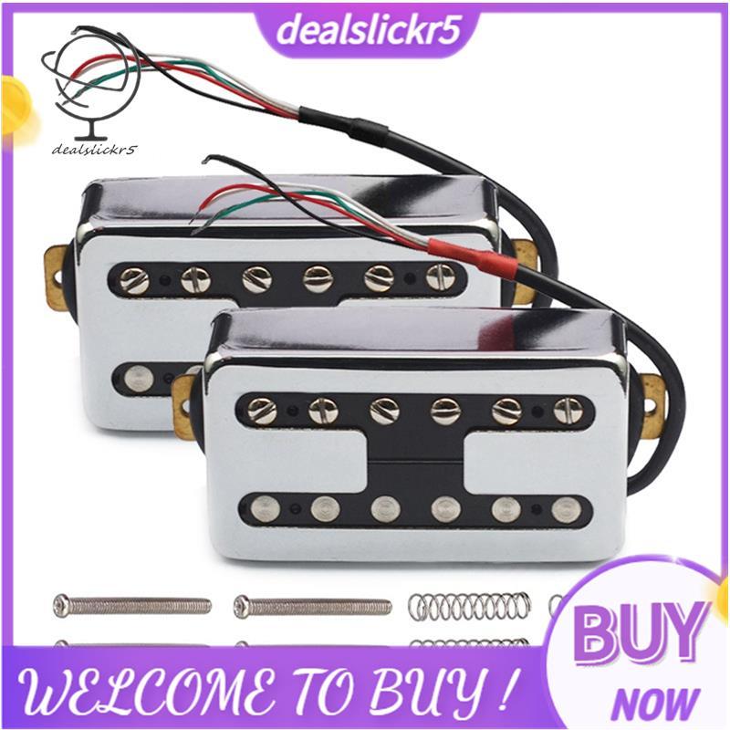 2 ชิ้น Humbucker รถกระบะสําหรับกีตาร์ไฟฟ้า FT สไตล์กีตาร์คอและสะพานกีตาร์ไฟฟ้ารถกระบะ