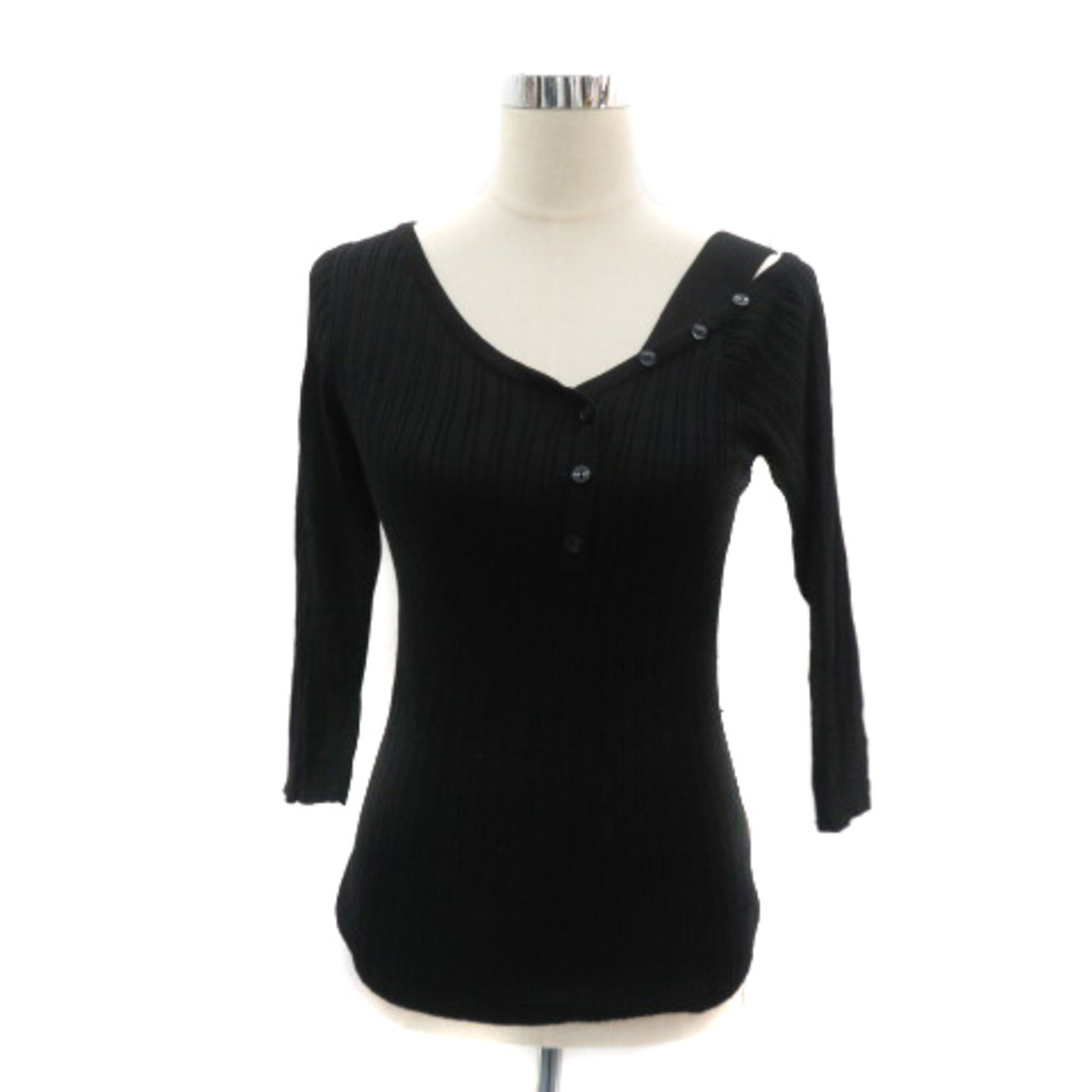 ViS Sweater v-neck black Direct from Japan Secondhand