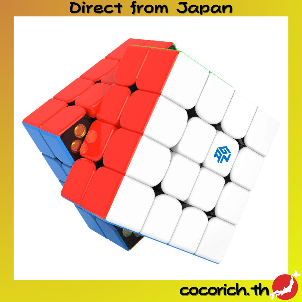 GAN460 M - คิวบ์แม่เหล็ก 4x4 สำหรับแข่งขัน ไม่มีสติ๊กเกอร์, พัฒนาสำหรับมืออาชีพ, หมุนง่าย, เข้าถึงคว