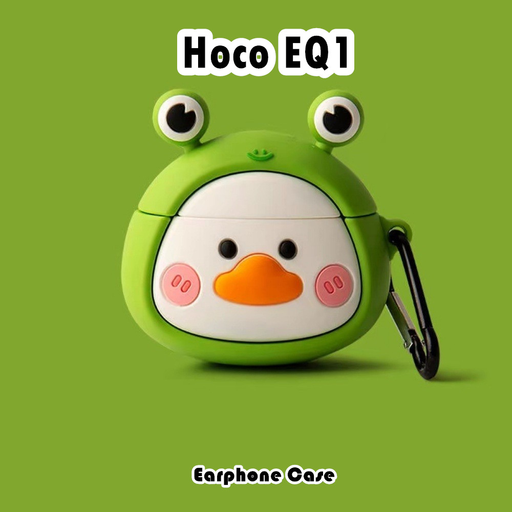 สวยงามสําหรับ Hoco EQ1 Case Casing Soft Silicone Creative Cartoon Series Headphone Case Cover NO.1