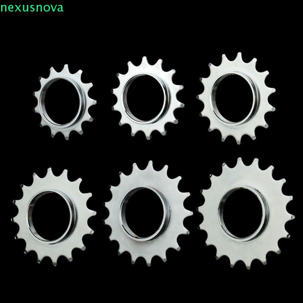 NEXUSNOVA จักรยานล้อ Cogs เหล็กคาร์บอน Freewheel สำหรับ Fixed Gear และ Track Bike (13T - 18T)