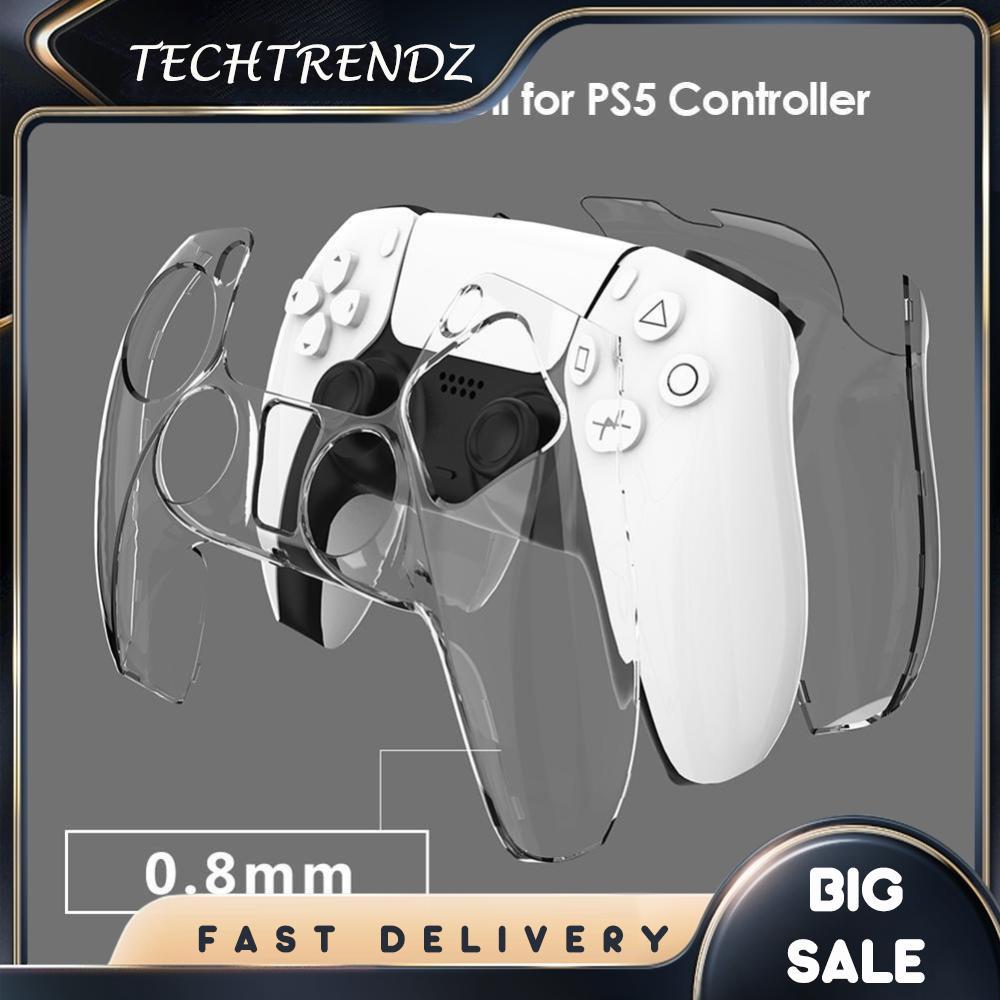 [techtrendz.th] สําหรับ PS5 Clear PC Cover Ultra Slim Protector Case สําหรับคอนโทรลเลอร์ PS5