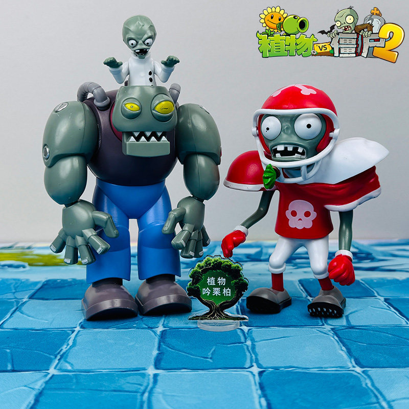พืชเทียบกับ ของเล่นซอมบี้ ยักษ์ดร. Zombies Rugby Zombies Mecha Rugby Zombies ของเล่นตุ๊กตา