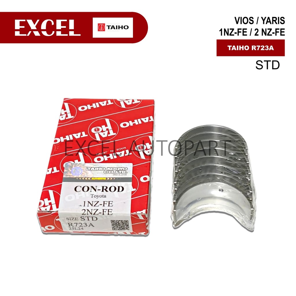 CON ROD BEARING / METAL ROAD TOYOTA VIOS LIMO YARIS 1NZ-FE 2NZ-FE - TAIHO R723A
