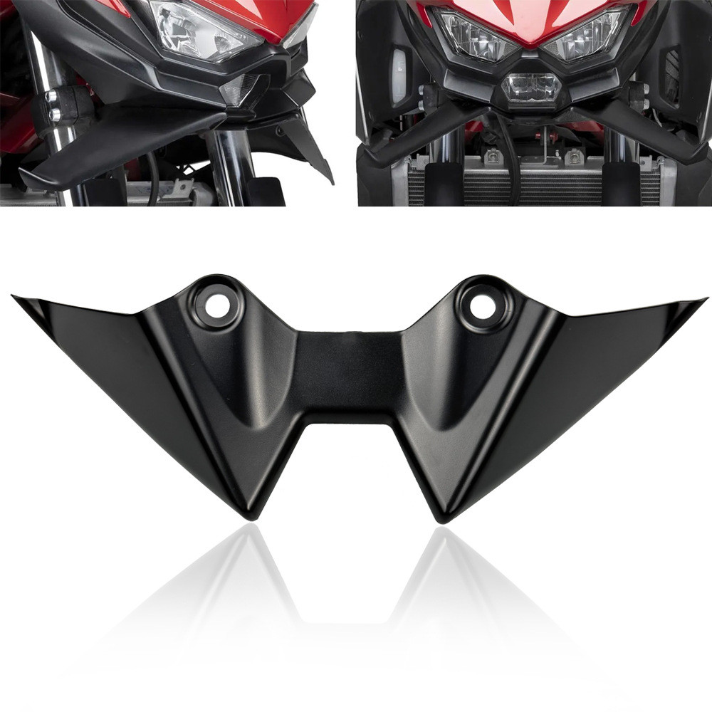 ​สําหรับ Kawasaki Z500 Z 500 SE Z500SE 2024-2026 สปอยเลอร์ด้านหน้า Wind Wing Cover Aerodynamics Fair