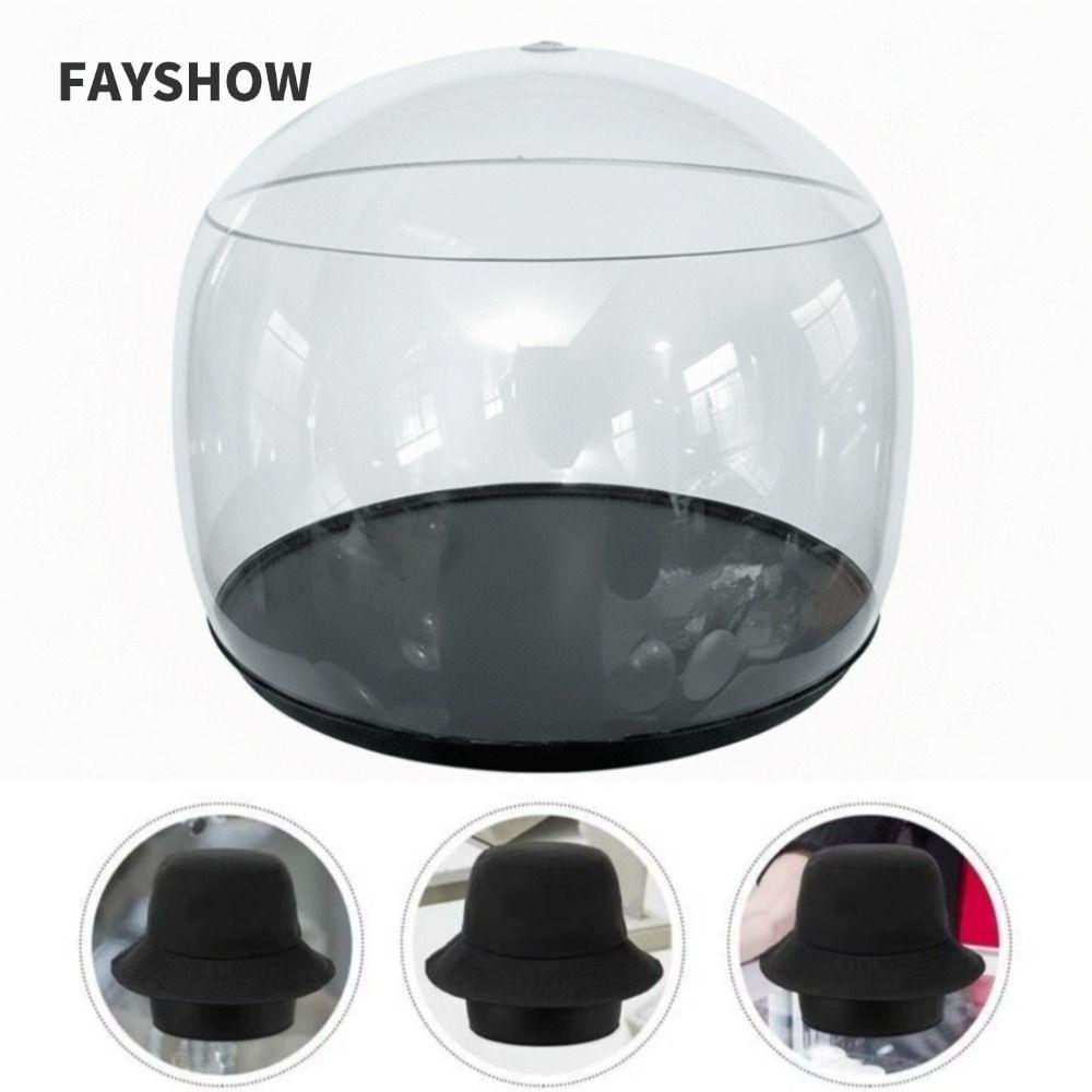 FAYSHOWTH ที่จัดทรงหมวกเบสบอล, โครงใส่หมวกในหมวกแบบเป่าลม กันยับ กันรอยยับ อุปกรณ์โชว์สําหรับขาตั้งและโมลเดอร์