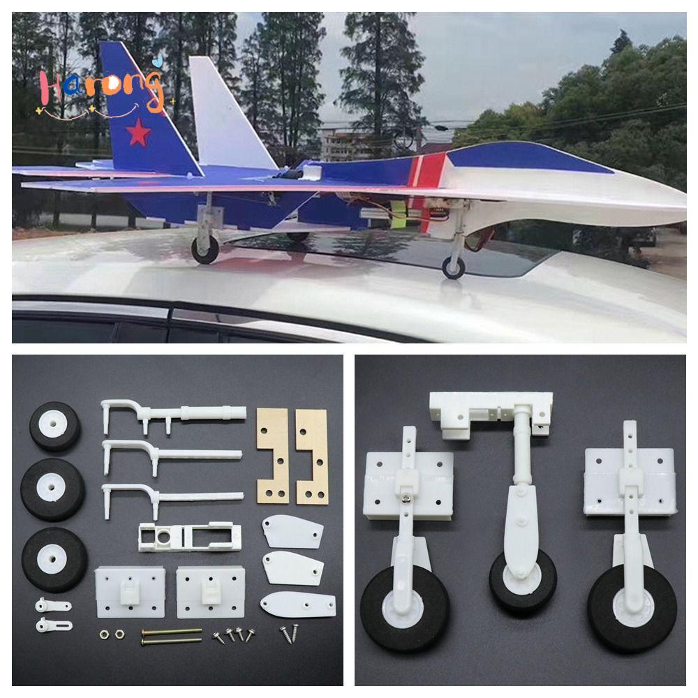 HARONG RC Landing Gear, KT Board น้ําหนักเบา SU27 ชุดประกอบ, ของเล่น Quadcopter ปีกคงที่เครื่องบินอุ
