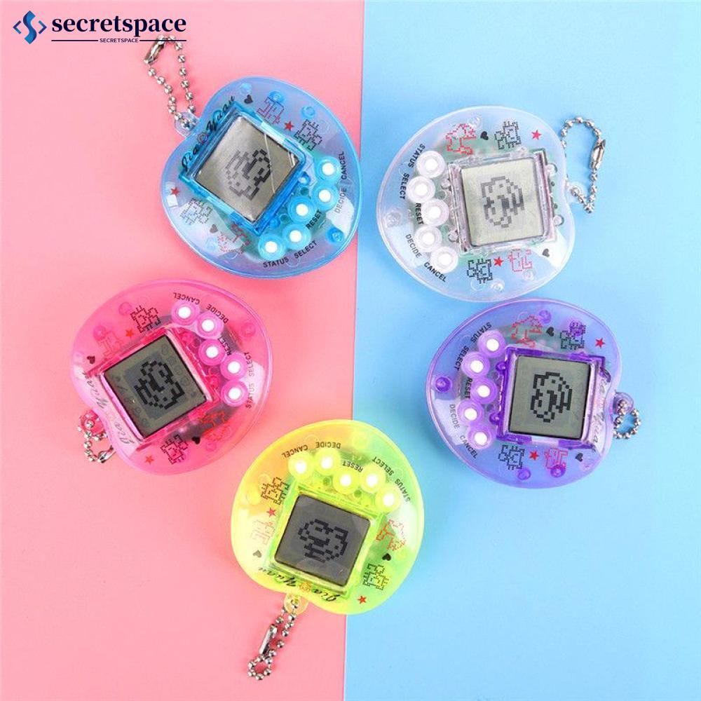 SECRETSPACE 168 Pets in 1 ดีไซน์พีชโปร่งใส Virtual Cyber สัตว์เลี้ยงตลกของขวัญของเล่น A1V2