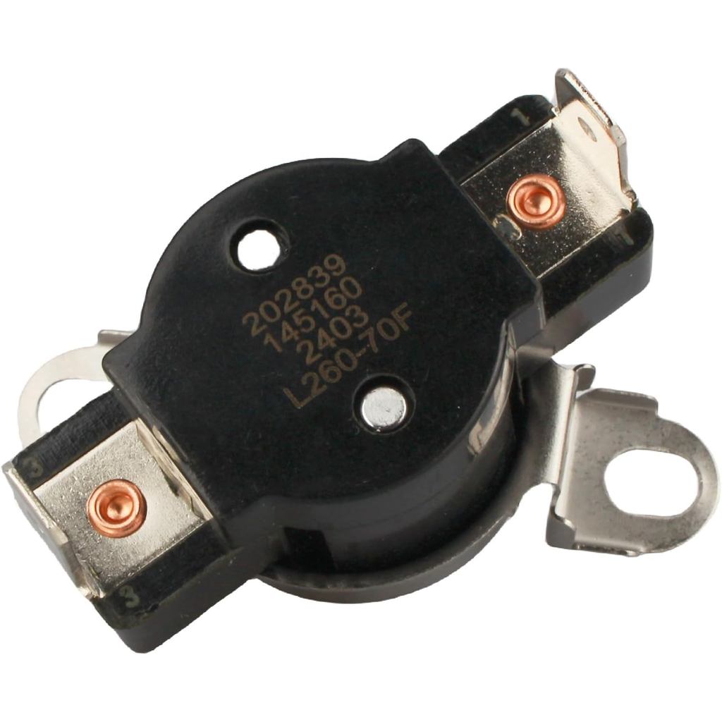 145160 เทอร์โมสตัทจํากัดสูง (L260-70F) ทดแทนสําหรับเทอร์โมสตัทเครื่องเป่าผม GE 3204267, 73204267, 50