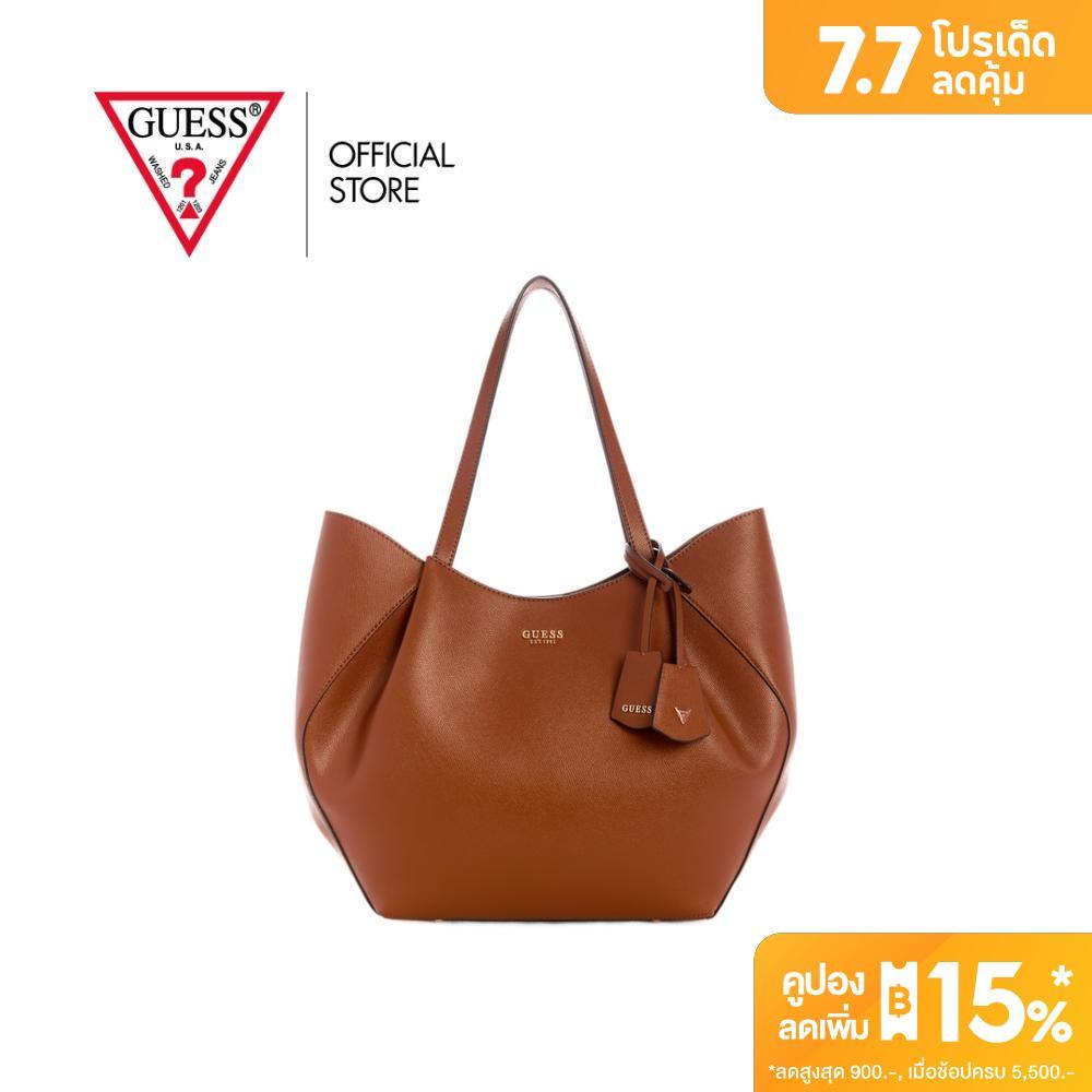 GUESS กระเป๋า รุ่น BG789824 AMORETTE 2 IN 1 TOTE TOTE สีน้ำตาล