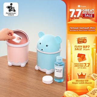 7.7 GREAT MID-YEAR SALE TEMPAT SAMPAH MINI Karakter Tong Sampah Meja Mobil Desktop Serbaguna - MI