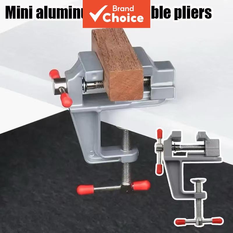 One ชุด Mini Table Clamp รองม้านั่งขนาดเล็ก, อลูมิเนียมอัลลอยด์แบบพกพา Workbench Vise สําหรับเครื่องประดับทําและหัตถกรรมซ่อม