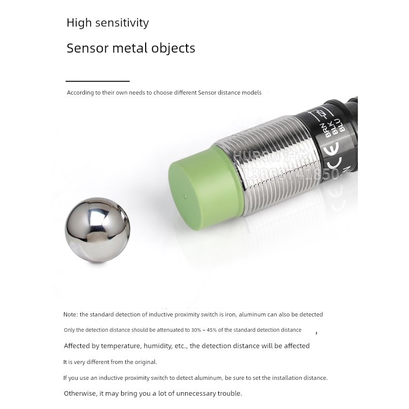 Hulong Proximity Switch PR12-4DN PR18-8DN PR08-2DNPR12-2DP เซ็นเซอร์โลหะ