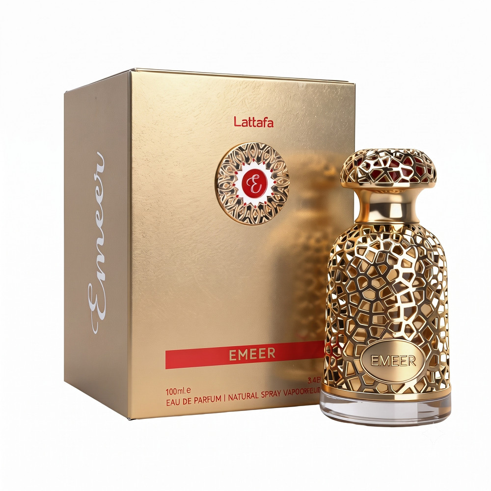 น้ำหอมอาหรับ LATTAFA Emeer Perfume 100 ml หอมหวานนุ่ม อโรม่า กลิ่นซิตรัส ไม้หอมผสานอำพันและแป้ง