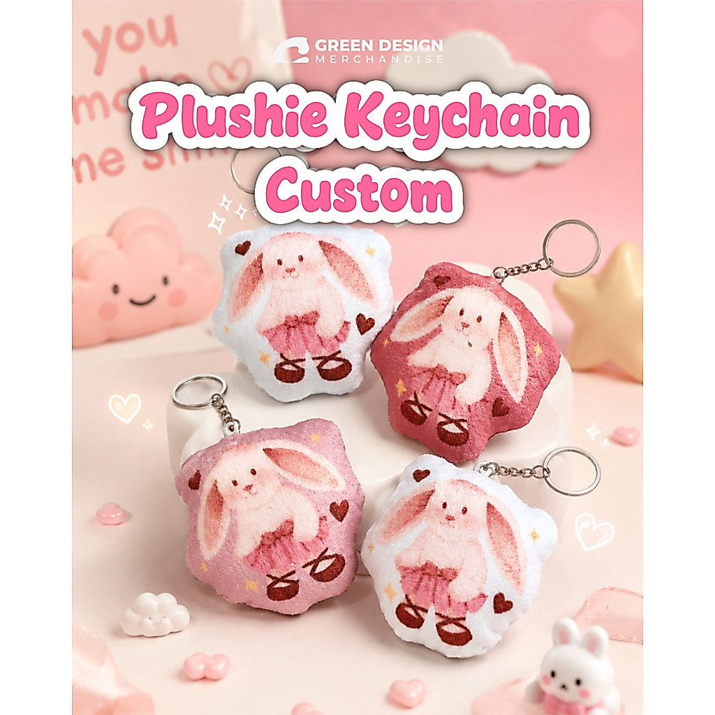 GANTUNGAN Custom Plushie ตุ๊กตาพวงกุญแจเสียง Cit Cit Plushie พวงกุญแจที่กําหนดเอง