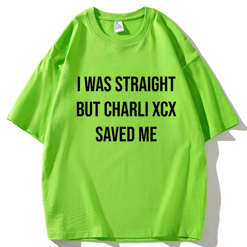 เสื้อยืด Charli XCX Brat รุ่นใหม่ อัลบั้มใหม่ เสื้อผ้าผู้ชาย/ผู้หญิงลายตลก เสื้อสเวตเตอร์สไตล์เรโทรว