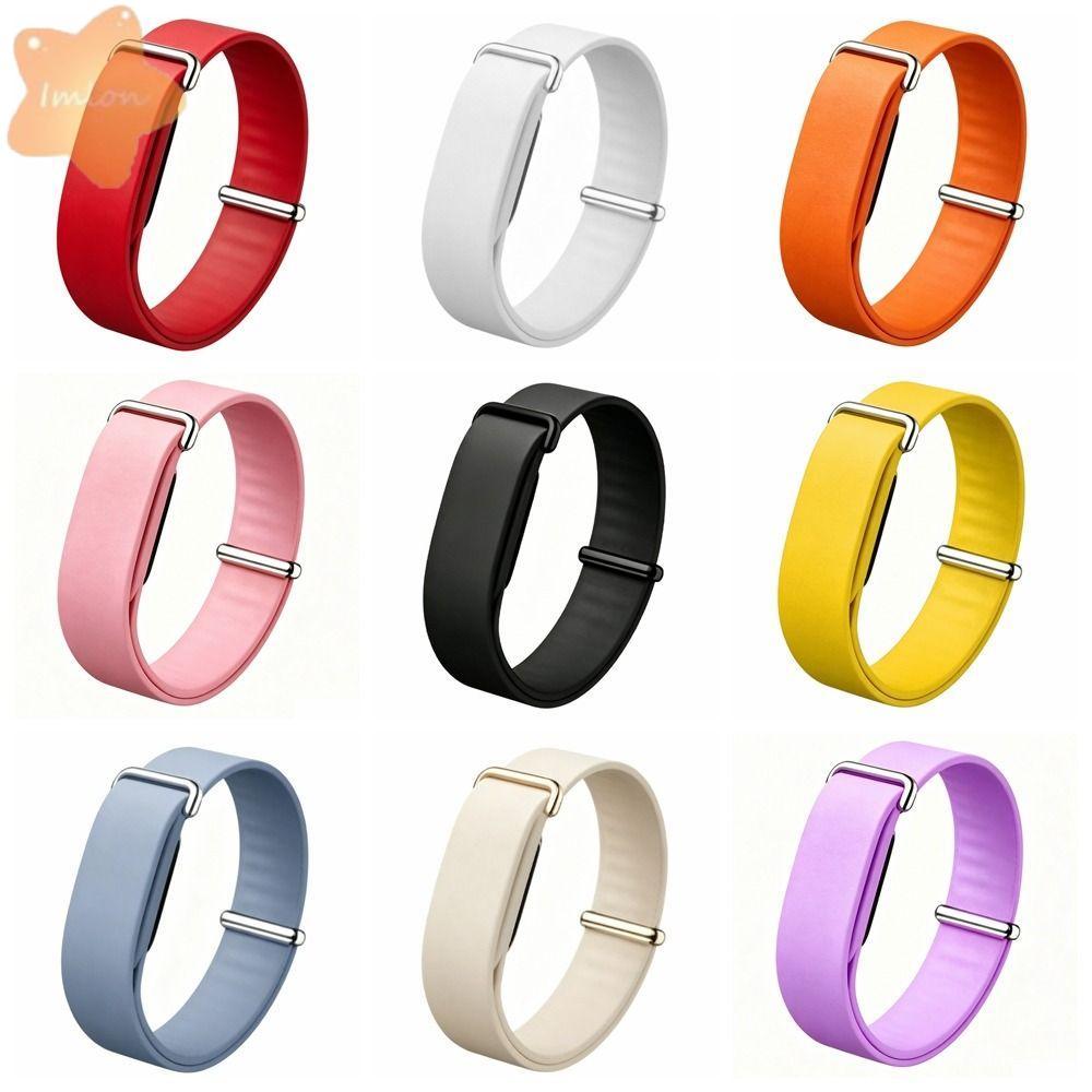 IMLON Sport Band, Loop Design Silicone Fitness Tracker Strap, สายรัดข้อมือทดแทนแบบปรับได้แบบนุ่มสําหรับ Google Fitbit Air สําหรับผู้ชายผู้หญิง
