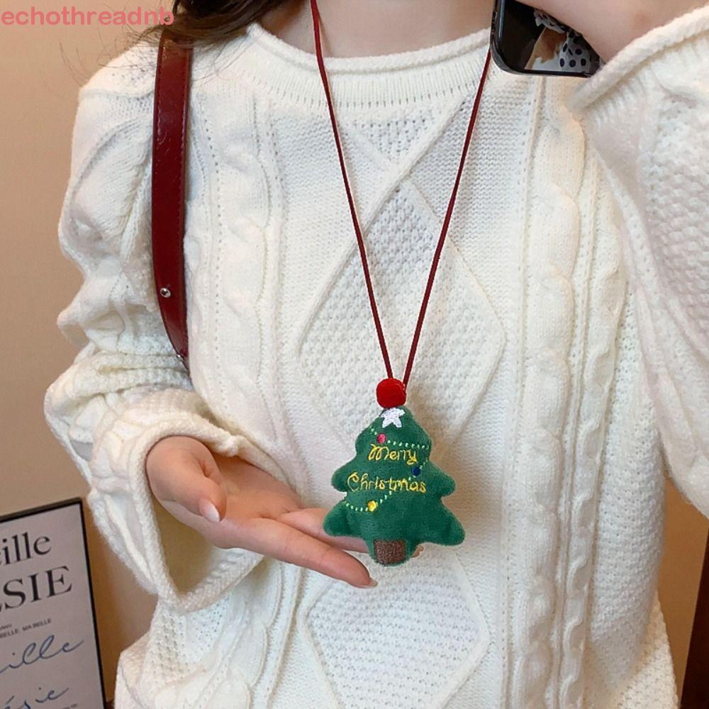 PIVOT สร้อยคอคริสต์มาส,ซานตาคลอส Snowman เสื้อกันหนาวจี้,แฟชั่นน่ารักแฟชั่น Lanyard สร้อยคอยาวสาว