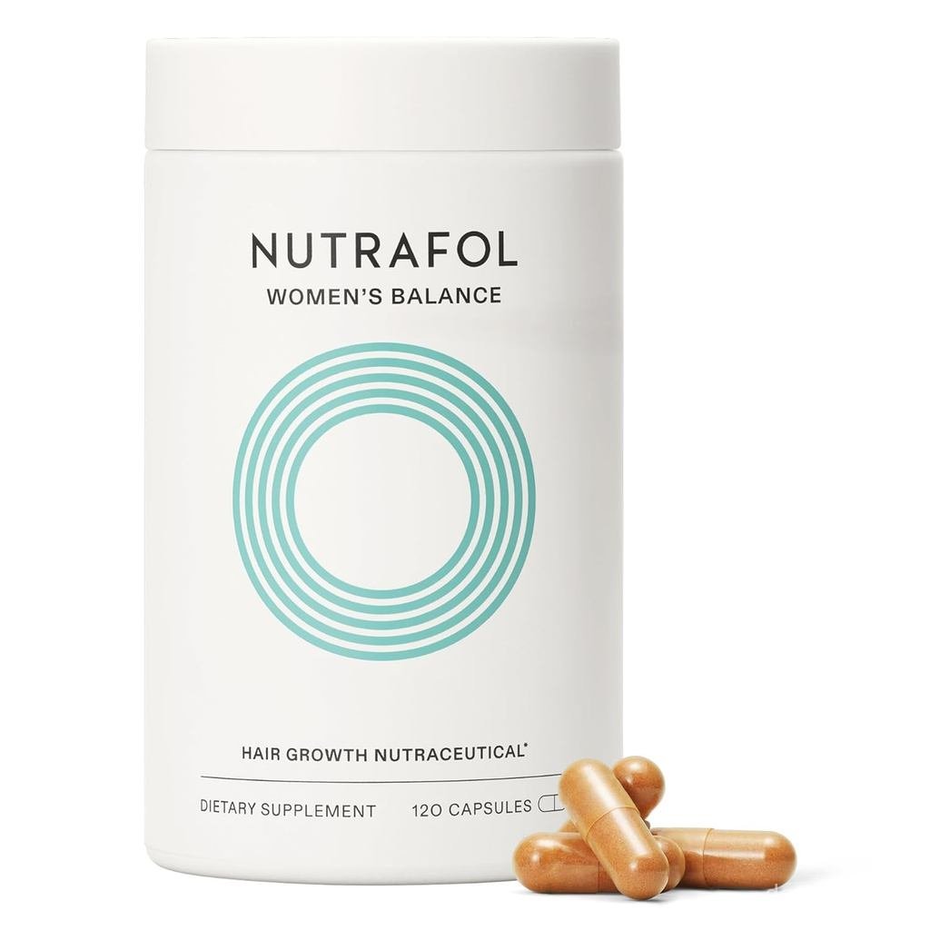NutrafolWomensBalanceHairGrowthSupplements,Ages45andUp,ClinicallyTestedforVisiblyThickerHairandScalp