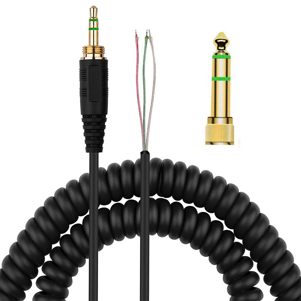 เหมาะสําหรับ Beyerdynamic DT 770 Pro ชุดหูฟัง 80 Euro/32 Euro/250 Euro เปลี่ยนสปริงคอยล์สายซ่อม 6.35