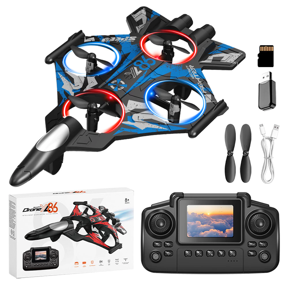 YL85 YL86เครื่องบินรีโมทคอนโทรลโฟม Fighter, EPP โฟม RC Drones เครื่องร่อนบินเฮลิคอปเตอร์ thumbnail 3