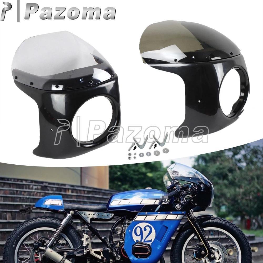 PARetro Motorcycle Front Headlight Fairing Windscreen For Suzuki GN GR GS GT GZ LS 185 200 250 300 0