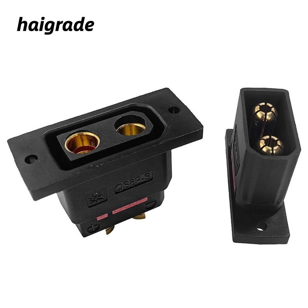 HAIGRADE QS8-S Connector, ปลั๊กแบตเตอรี่ QS8P-S ชุบทองสูง, Anti Spark Black QS8-S MF ปลั๊กชุดสําหรับ