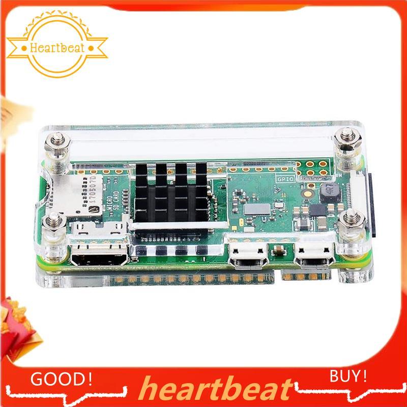 เคสอะคริลิค 4 in 1 Kit สําหรับ Zero W และ Pi Zero พร้อม Heat Sink