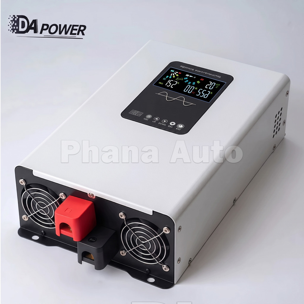 ปี อินเวอร์เตอร์เพียวซายเวฟ 3500w 5000w รุ่น12v 24V ตัวแปลงไฟDC TO AC 220V Inverter pure sine wave