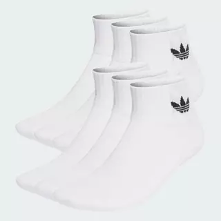 adidas ไลฟ์สไตล์ ถุงเท้าหุ้มข้อ (6 คู่) Unisex สีขาว IJ5627