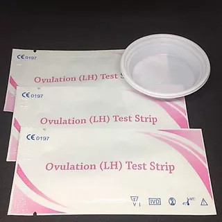 ถ้วยและที่เทสตกไข่ -ไข่ตก LH test Ovulation แถมฟรีถ้วยรองปัสสาวะ