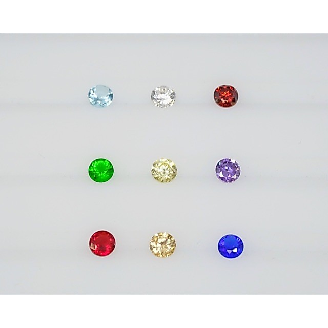 พลอยนพเก้า 4 มม พร้อมส่ง