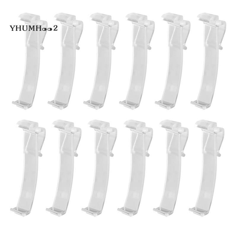 [yhumh002]2.5 นิ้ว Valance Clips Window Blind Clips พลาสติกใส Valance Retainer Holder Hidden Valance
