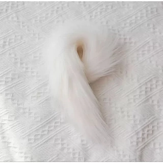 หางแมว 40cm ขนฟูนุ่ม แบบเข็มกลัด+โบว์ผูกเอว [พร้อมส่ง] มีหลายสี