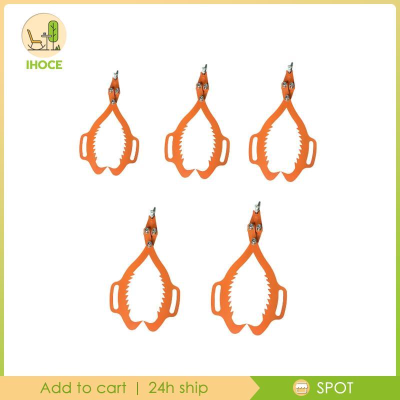 [Ihoce] Log Tongs Lumber Skidding Tongs Timber Claw Hook Dragage Log Grapple สําหรับ Skidders