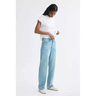 H&M(เอชแอนด์เอ็ม) กางเกงยีนส์ Straight High ผู้หญิง 1209534_10