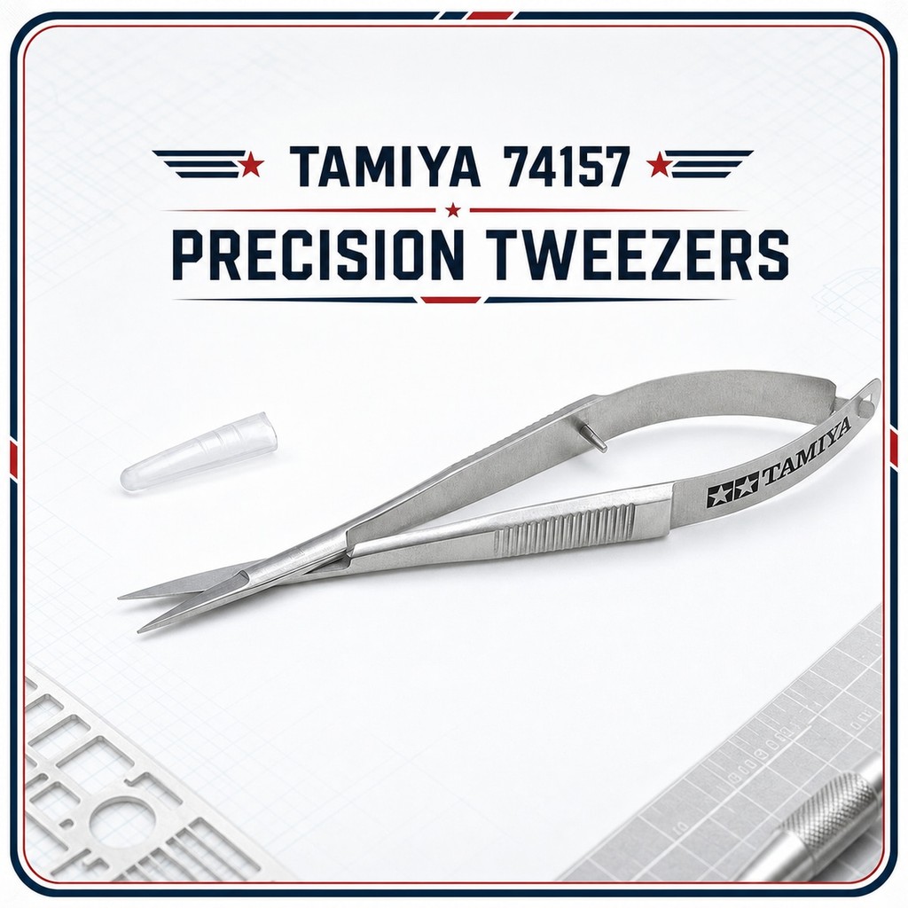 แหนบ Tamiya Craft Tool 74157 แม่นยำ สำหรับงานโมเดลพลาสติก งานอดิเรก