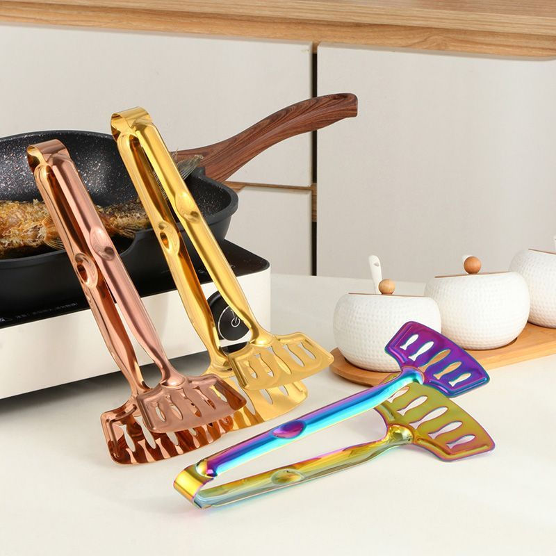 Small stainless steel spatula for frying fish and steak12y Kitchen Fish Flipper Spatula, New Fish Fr