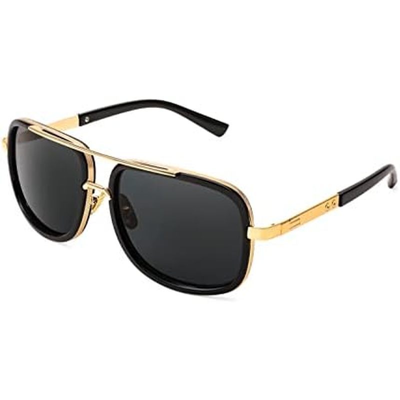FEISEDY Retro อินเทรนด์ Aviator แว่นตากันแดดผู้หญิงผู้ชายคลาสสิก Vintage Square แว่นตากันแดด 70 S โล