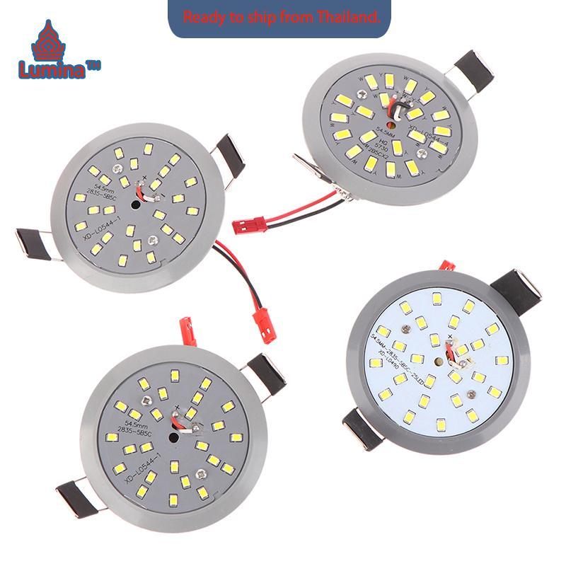 หลอดไฟดาวน์ไลท์ LED แบบรวม5W 220V สปอตไลท์หลอด LED เพดานสองชั้นหลอดไฟ LED ข้าวโพด