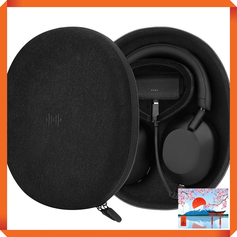 Geekria Elite Charging Headphone Case Compatible with Sony WH-1000XM6, WH-1000XM5, WH-1000XM4, WH-CH